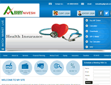 Tablet Screenshot of abhaynivesh.com